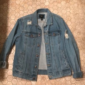 oversized denim jacket